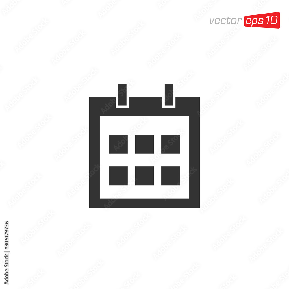 Calendar Icon Design Vector Template Calendar Icon Design Vector Template