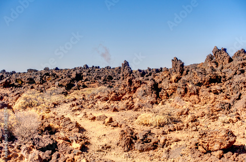 Volcanic landscape in Teide National Park