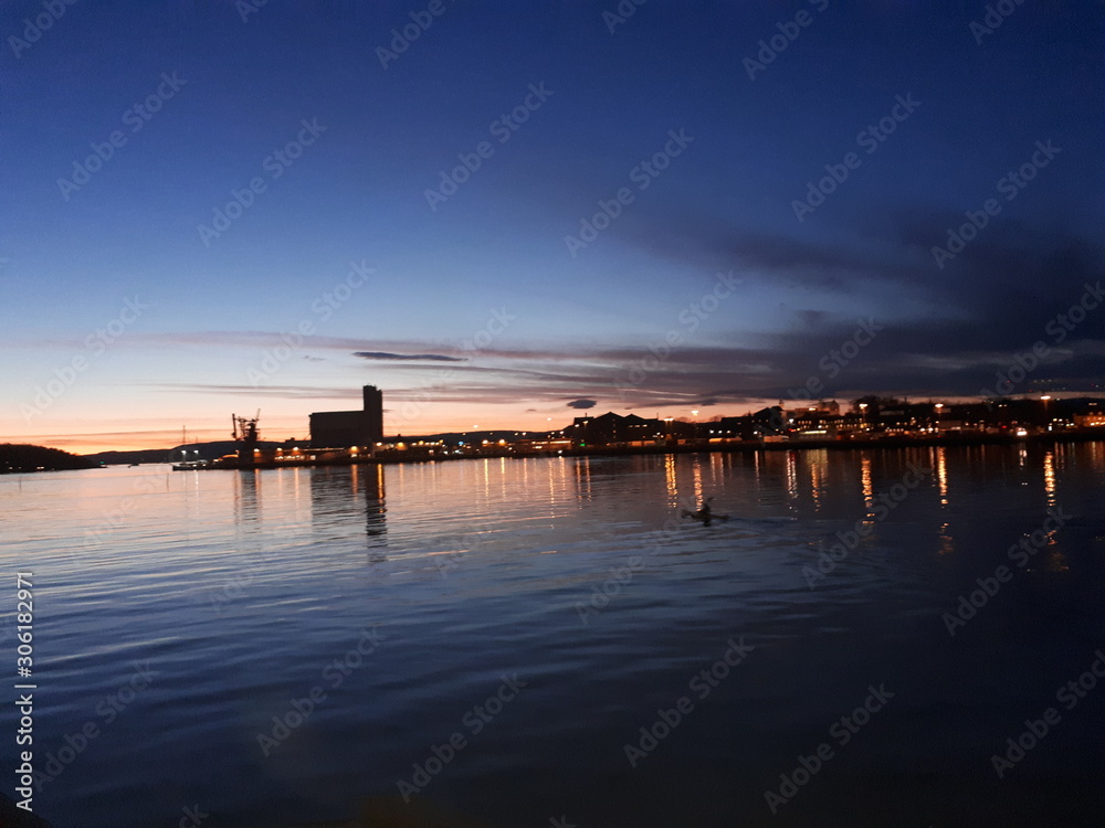 pier at sunset - Oslo 