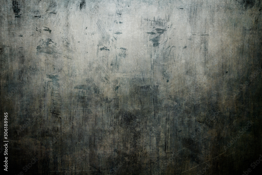 Splattered grungy canvas background or texture