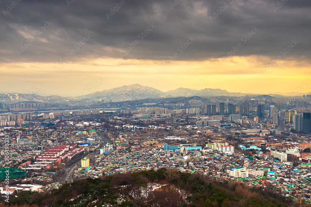 Fototapeta premium Seoul, South Korea Cityscape
