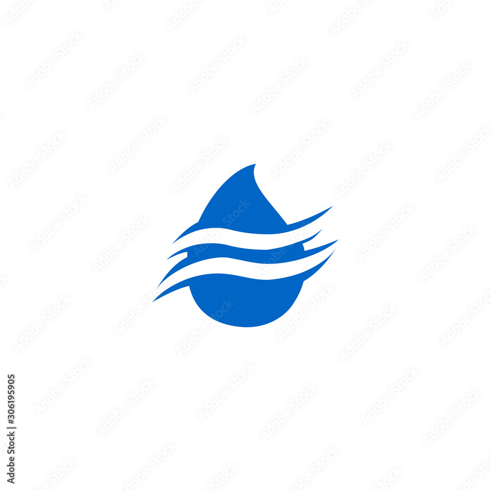 nature water logo icon vector design symbol nature water logo icon vector design symbol