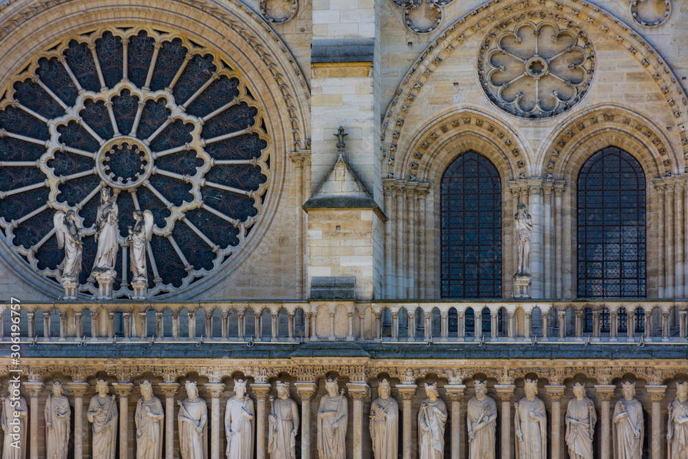 Notre Dame facade detail