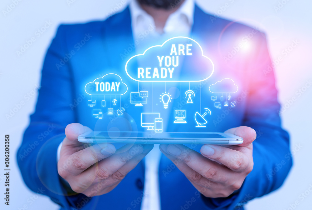 Handwriting text Are You Ready. Conceptual photo Alertness Preparedness Urgency Game Start Hurry Wide awake Handwriting text Are You Ready. Conceptual photo Alertness Preparedness Urgency Game Start Hurry Wide awake