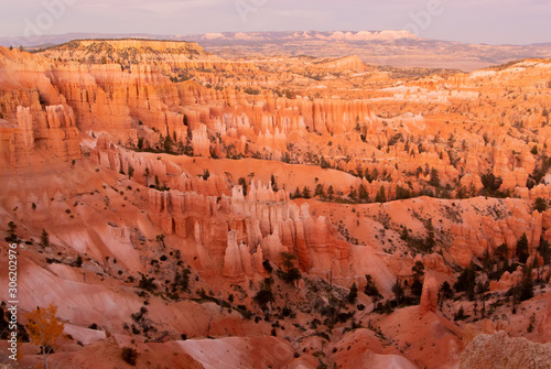 BRYCE CANYON NATIONAL PARK, Utah/ United states of america, usa-october 4th 2019: A landscape with Hoodoos along Navajo loop trail