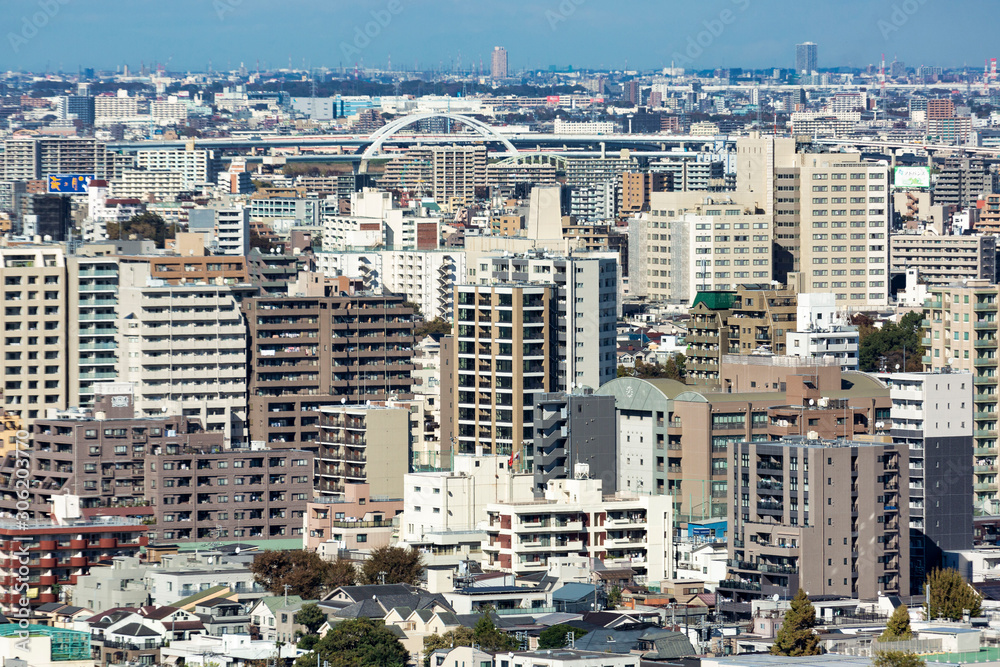 Fototapeta premium Tokyo City view from Bunkyo Observation Deck