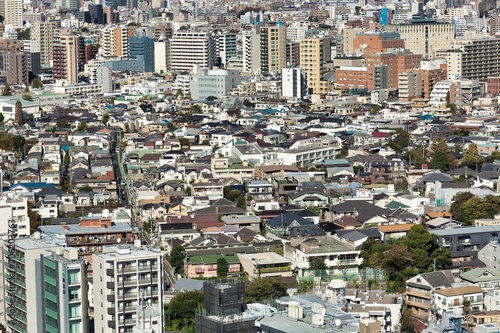 Tokyo City view from Bunkyo Observation Deck photo