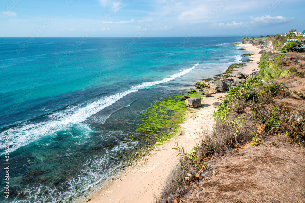 A beautiful view of Bingin beach in Bali, Indonesia