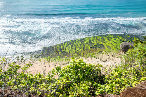 A beautiful view of Bingin beach in Bali, Indonesia. photo