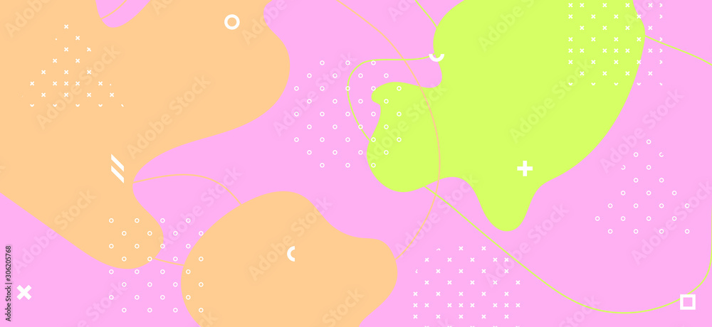 Pastel Geometric Illustration. Graphic Wave Pastel Geometric Illustration. Graphic Wave