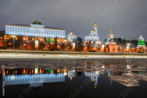 Christmas in Moscow. Moscow Kremlin