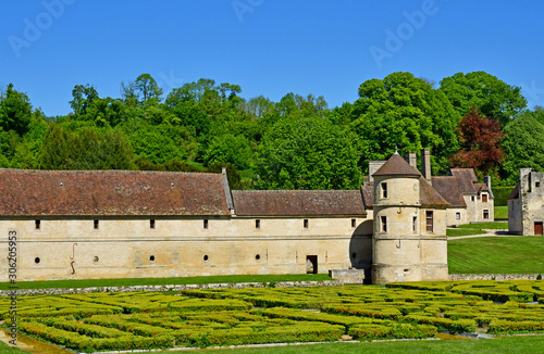 Villarceaux, France - may 15 2019 : historical castle photo