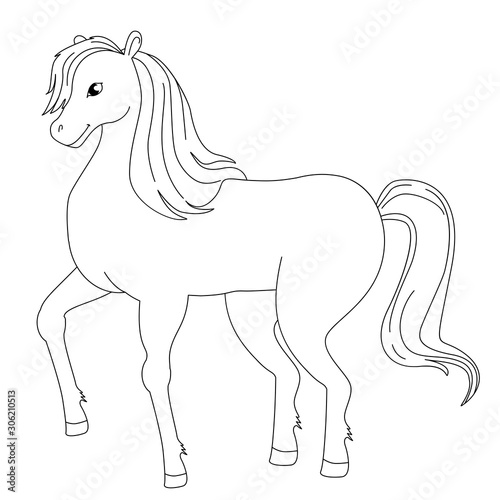 Horse coloring page