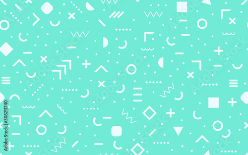 Memphis pattern Minimal geo...
