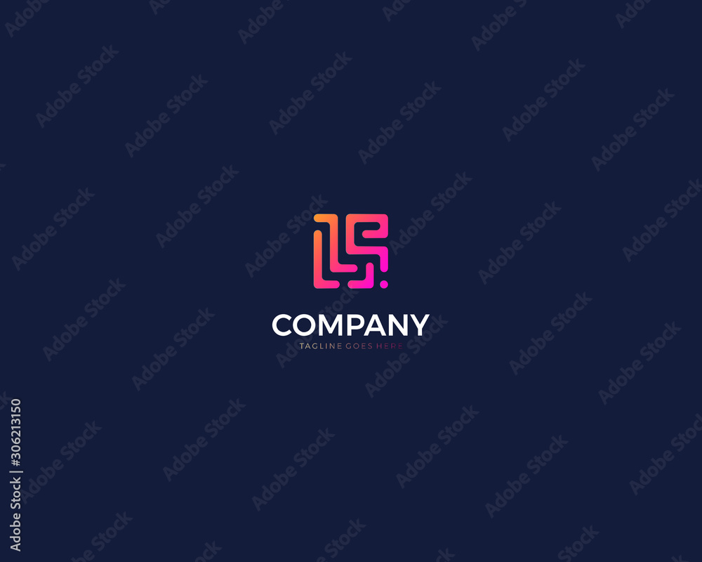 abstract square line art simple icon design abstract square line art simple icon design