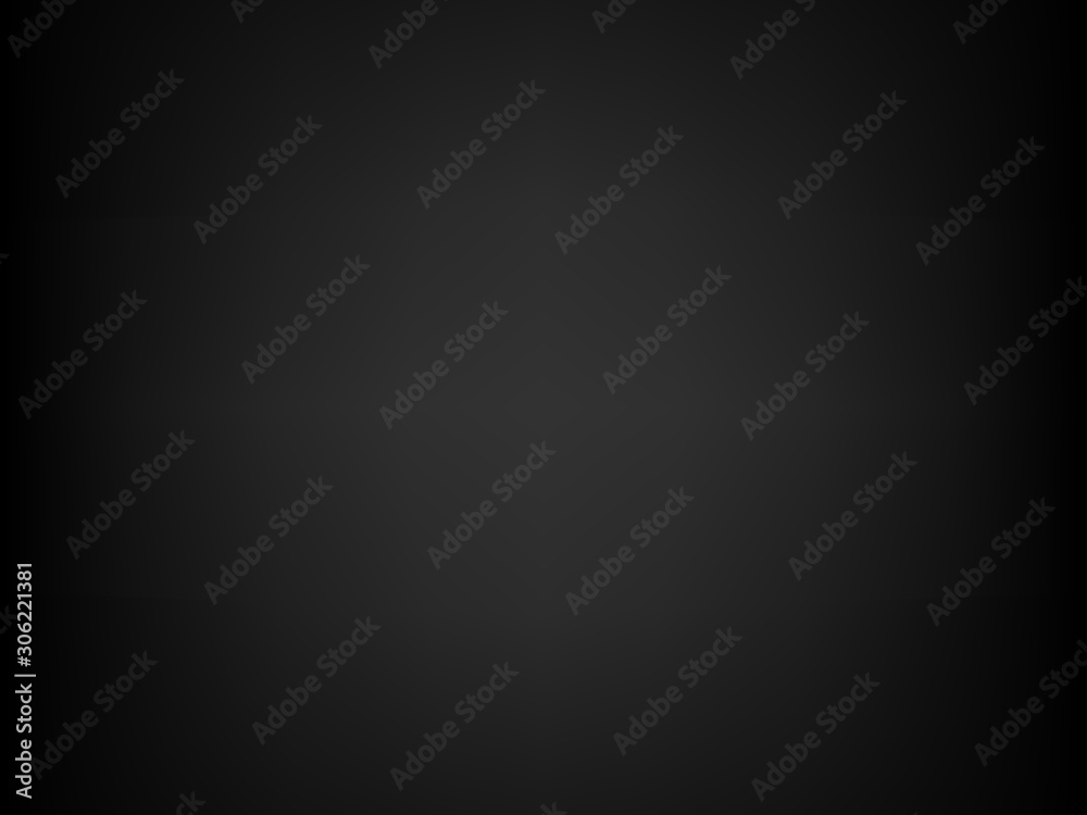 Abstract black radial gradient background, mesh. Monochrome pattern for design, copyspace. Vector illustration