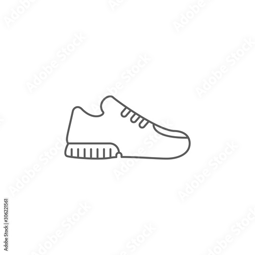 sneakers, sports, shoes. Element of simple icon for websites, web design, mobile app. Thick line icon for website design and development, app development