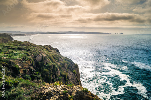 Acantilados en Costa Quebrada, Cantabria