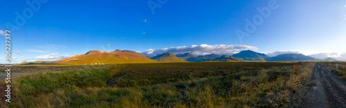 panoramic picture of iceland nature