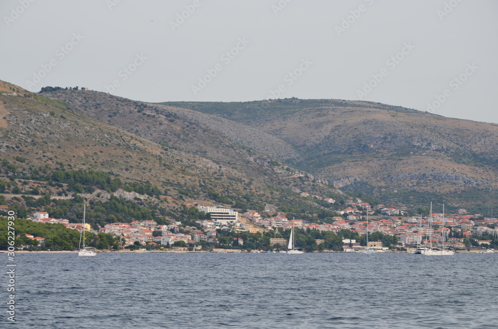 view of the town in croatia
