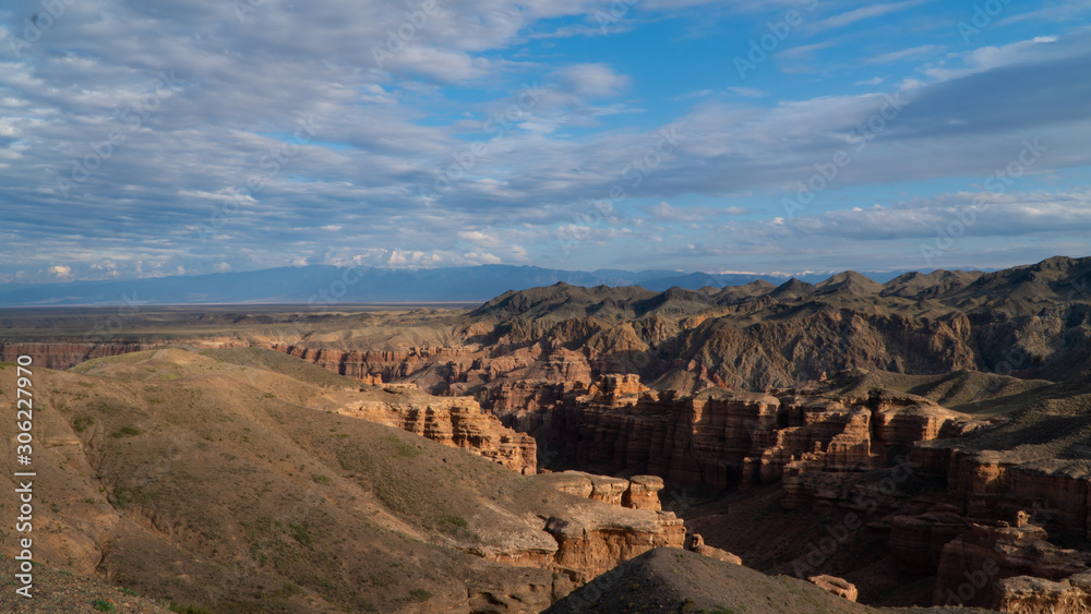 at the gorge of the Charyn canyon