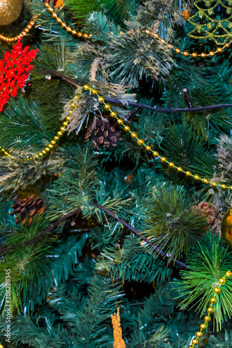 Christmas tree elegant illumination toys colorful light