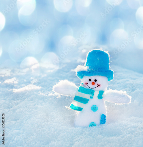 Snowman on snow © Tatyana Gladskih