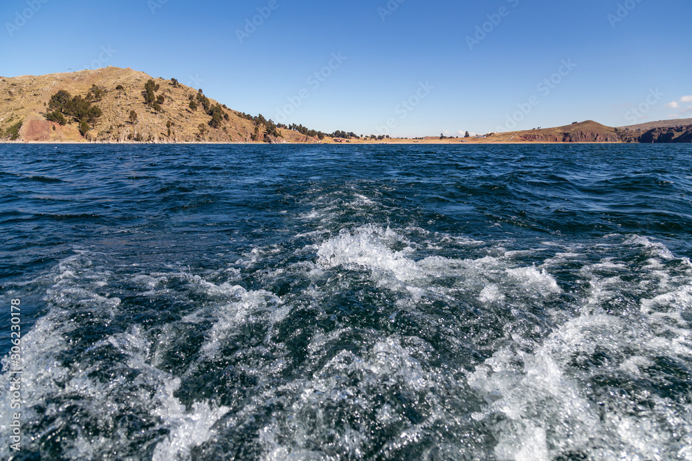 Islands on Titicaca lake. Peru.