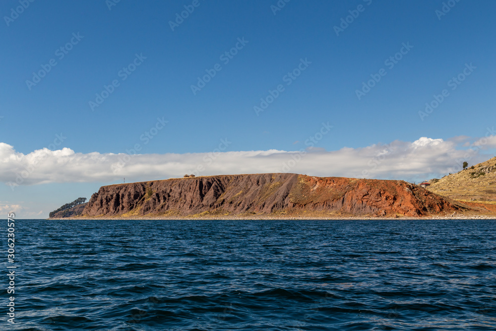 Islands on Titicaca lake. Peru.