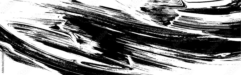 Vector brush srokes texture. Distressed uneven texture. Grunge background. Abstract vector illustration. Overlay to create interesting effect and depth. Black isolated on white background. EPS10. Vector brush srokes texture. Distressed uneven texture. Grunge background. Abstract vector illustration. Overlay to create interesting effect and depth. Black isolated on white background. EPS10.