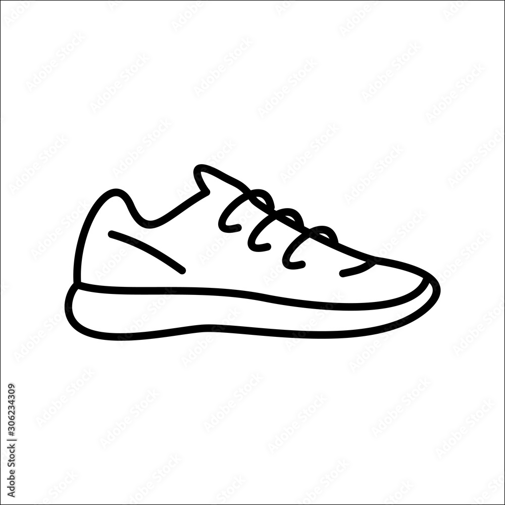 shoe icon . Vector shoe icon . Vector