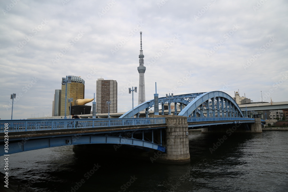 Obraz premium Eitai bridge, Tokyo, Japan