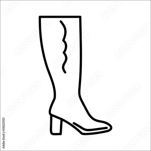 shoe icon . Vector