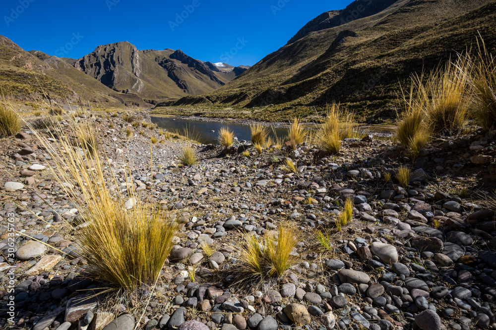 Colca river valley, near the town of Sibayo. Peru.