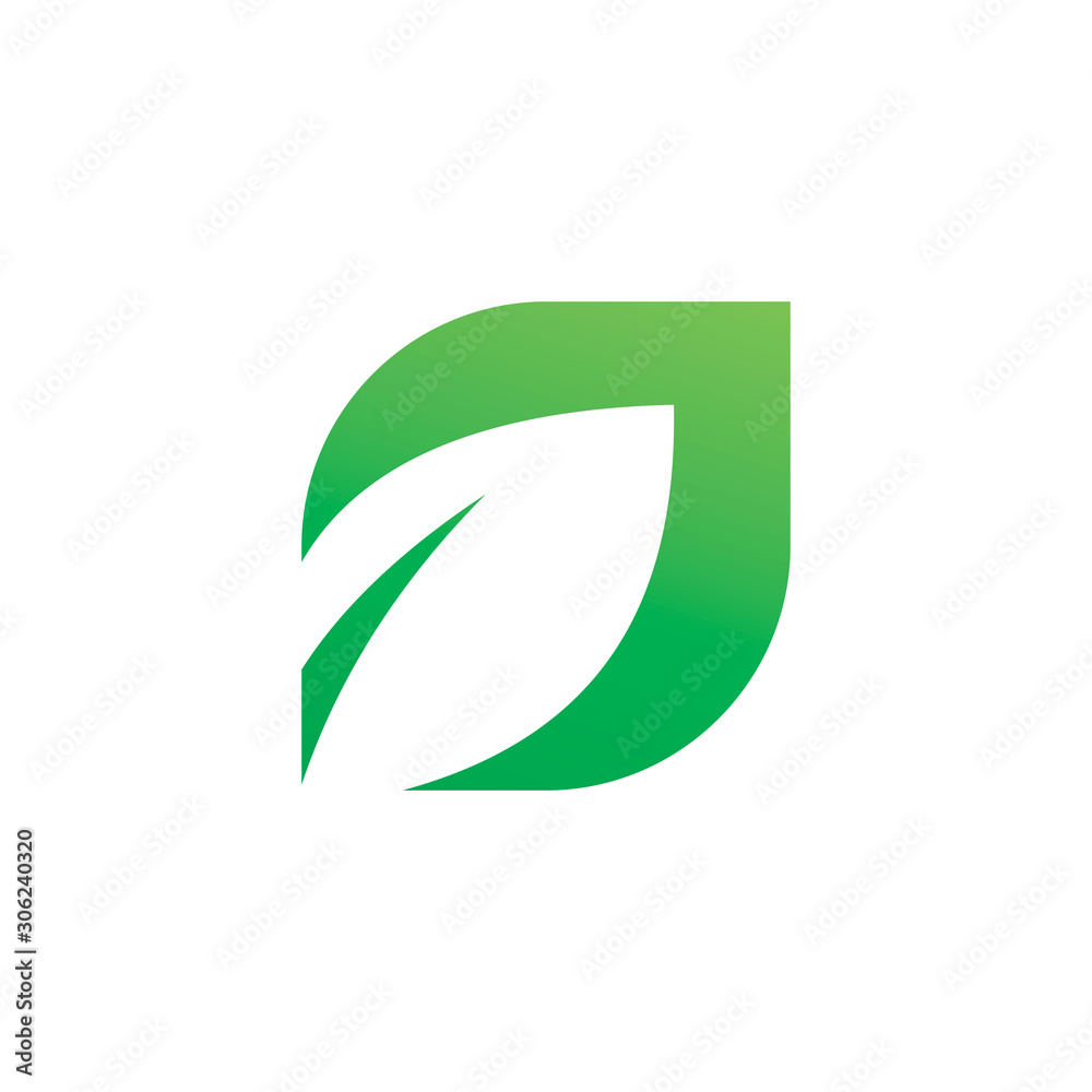 nature modern leaf logo design nature modern leaf logo design