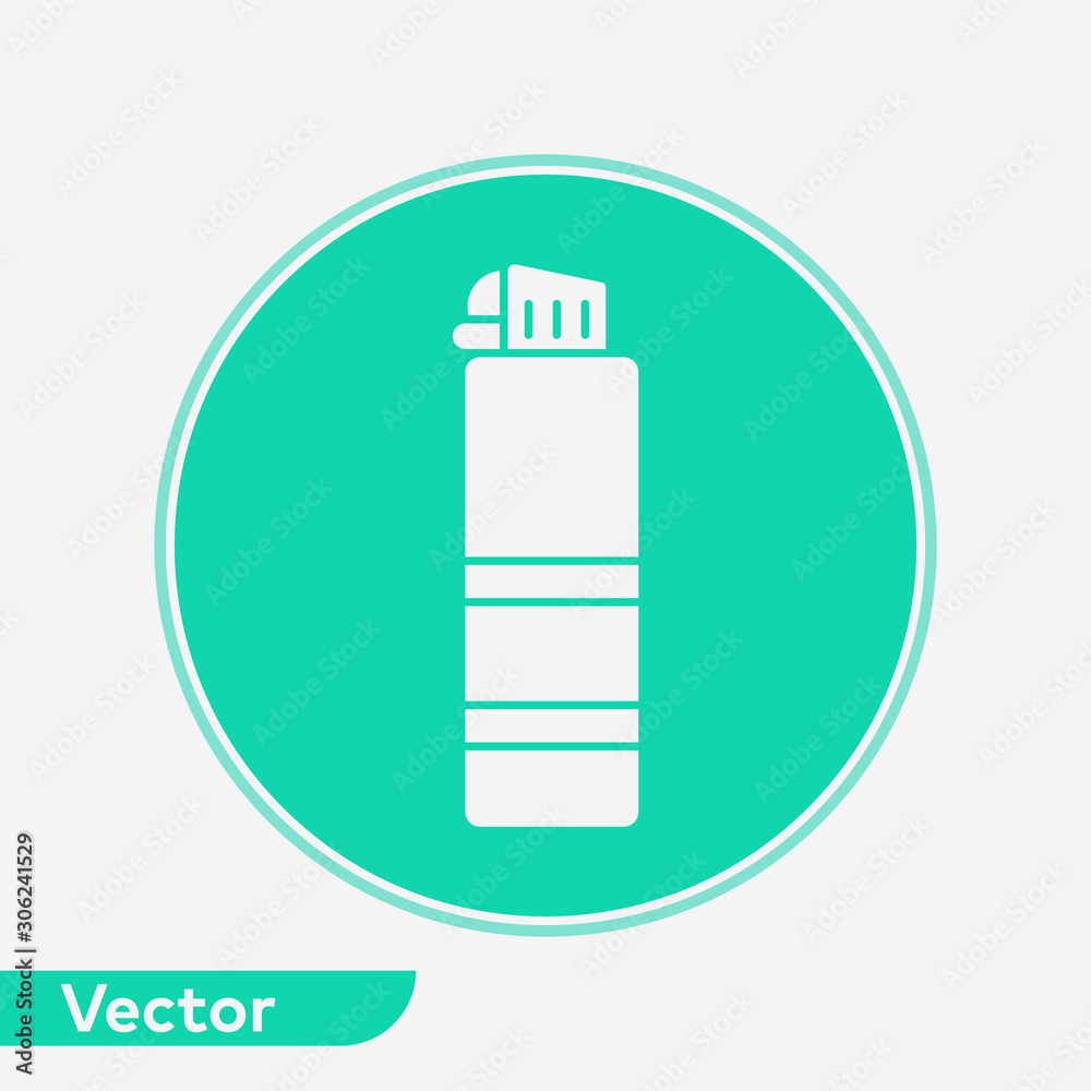 Lighter vector icon sign symbol Lighter vector icon sign symbol