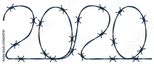 Abstract 2020 number icon