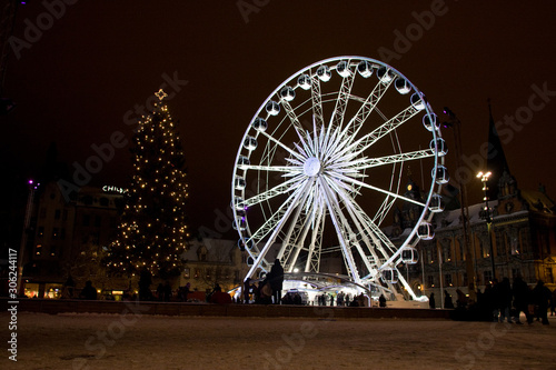 Christmas ferris wheel