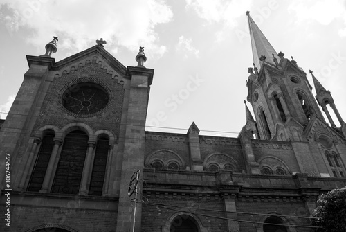 The main church is called the Cathedral Basilica of Our Lady of the Light, combination of Baroque and Neo Classic architectural styles Leon , Mexico photo