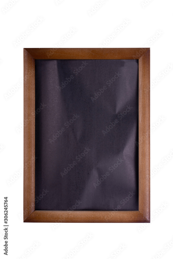 Black photo frame isolated on white background. Black photo frame isolated on white background.