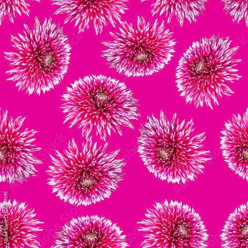 Abstract seamless floral pattern.