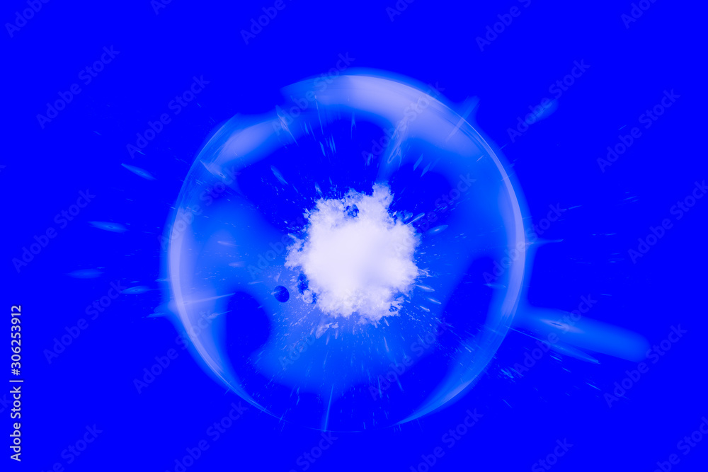 custom made wallpaper toronto digitalBlauer hintergrund mit Urknall