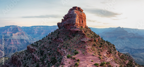 Grand canyon Sunrise on South Kaibab Trail   photo