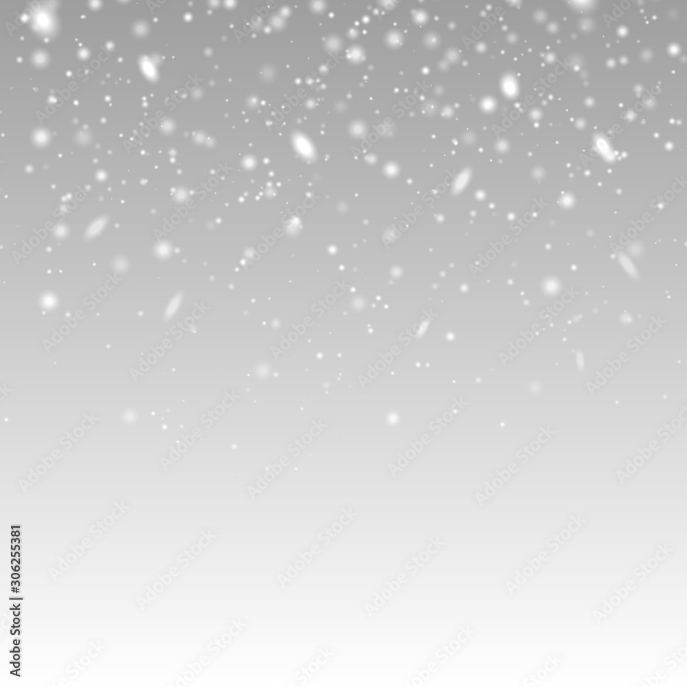 Falling snow vector background. Snowfall Falling snow vector background. Snowfall