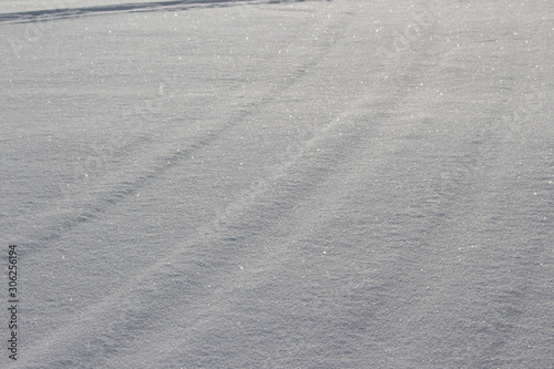 winter snowy field