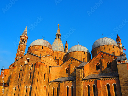 View of the Pontifical Basilica of Saint Anthony of Padua in Padua, Veneto, Italy