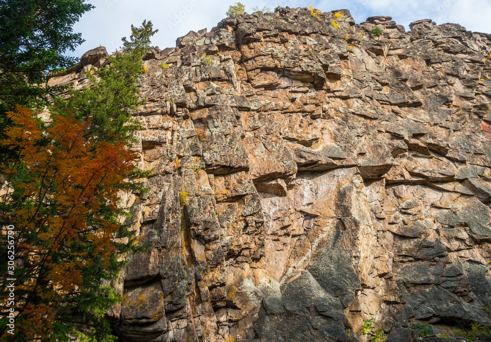 landscape with high rock relief wall landscape with high rock relief wall