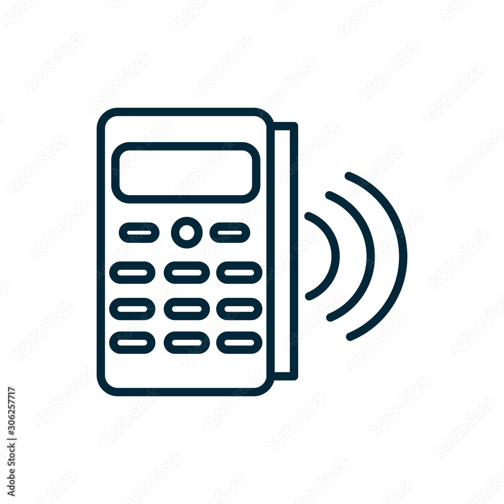 pos terminal payment internet of things icon pos terminal payment internet of things icon