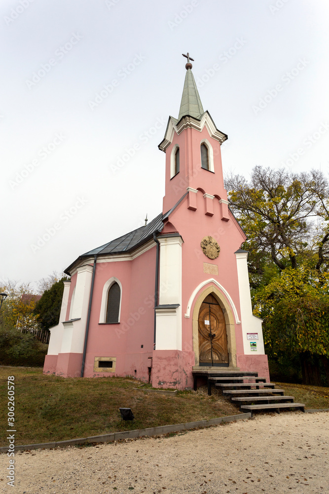 Red Chapel in Balatonboglar