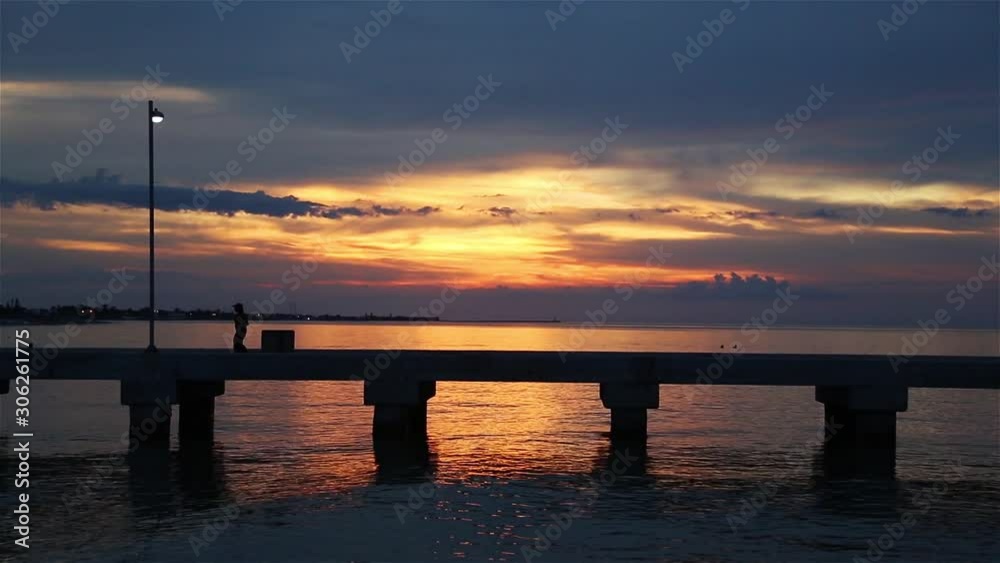 sunset pier sunset pier